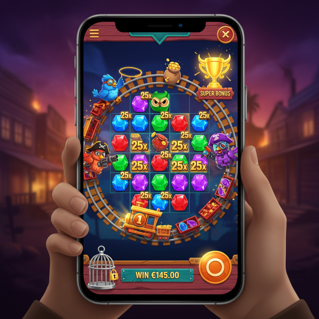 Pirots 3 - bonusrunda på mobil