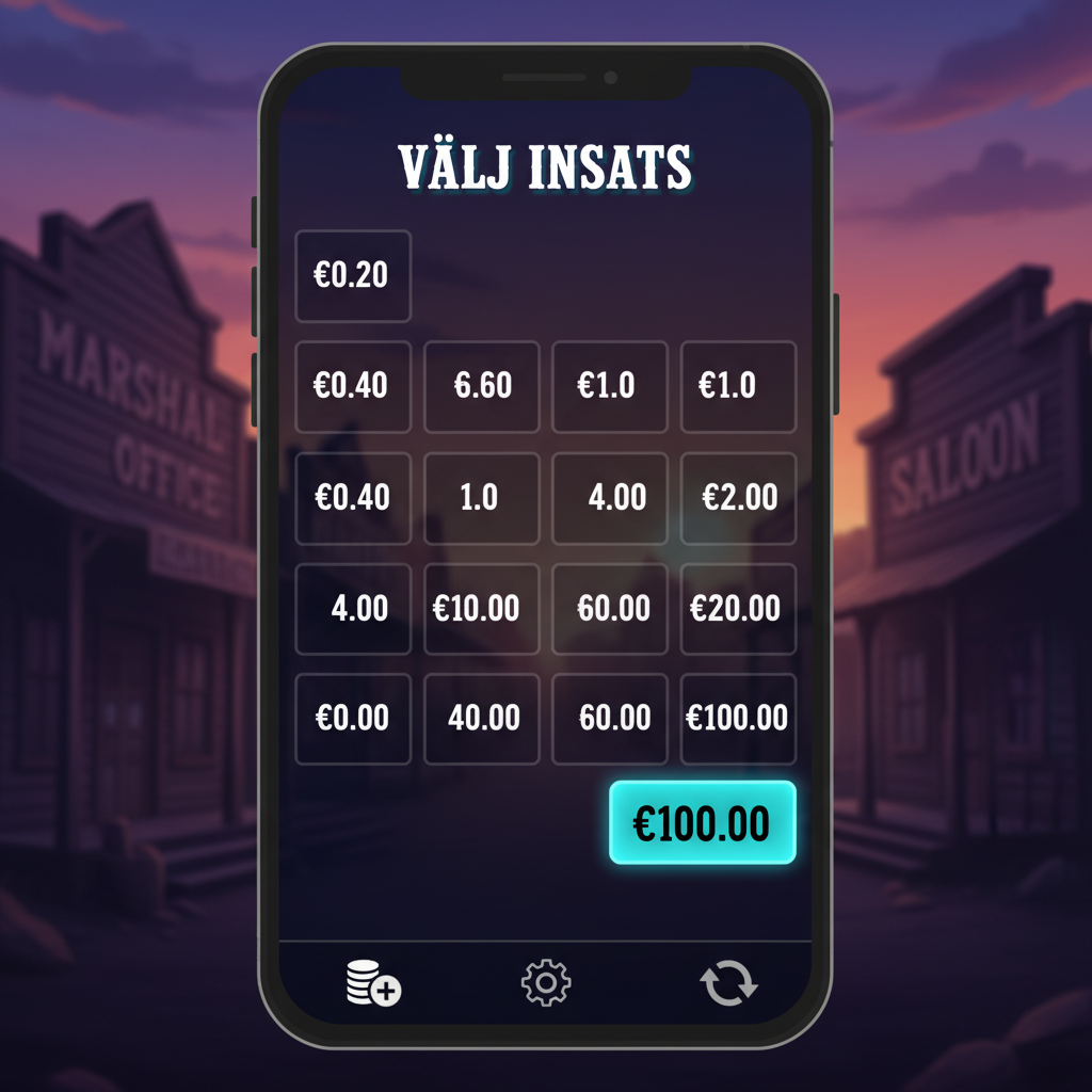 Pirots 3 - satsningsinställningar på mobil