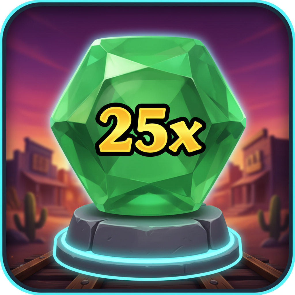 Grön smaragd i Pirots 3 - betalar 25x på max nivå