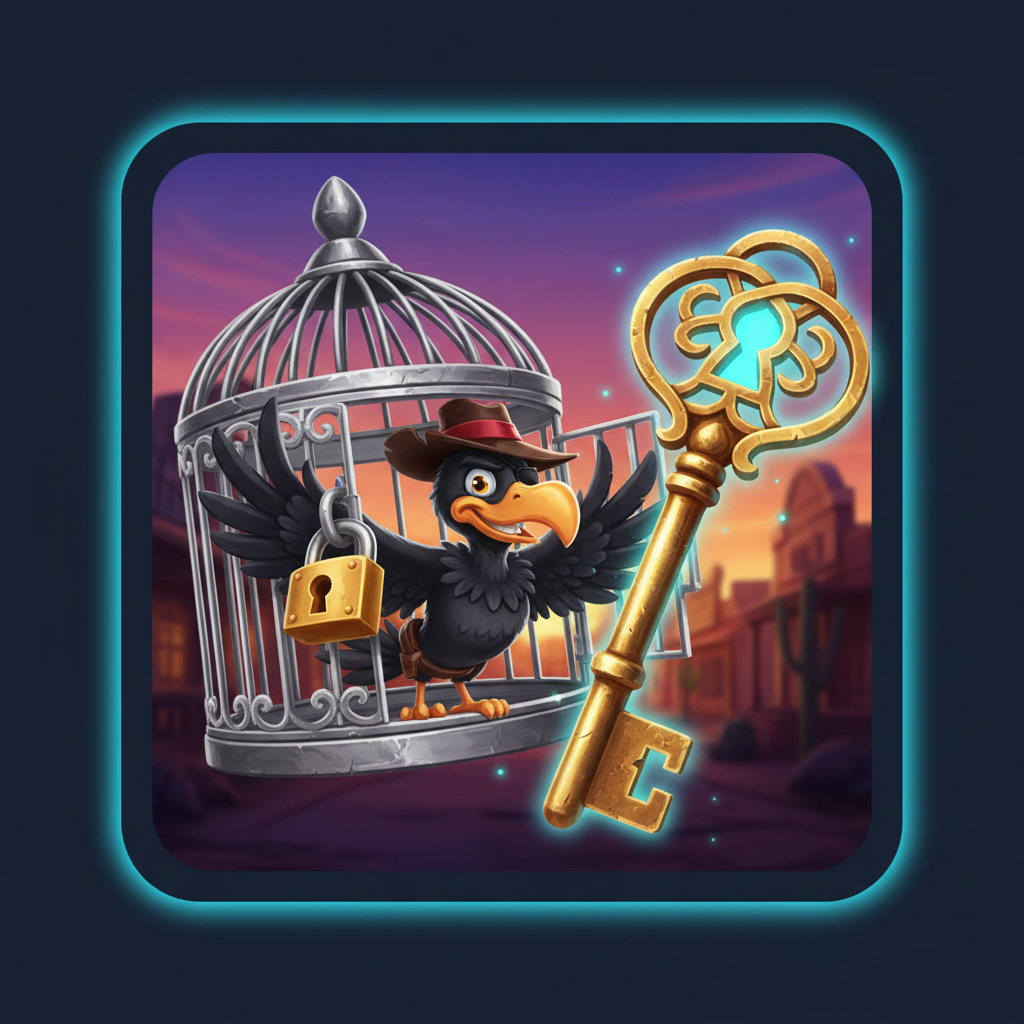 Nyckel i Pirots 3 - låser upp banditen från buren