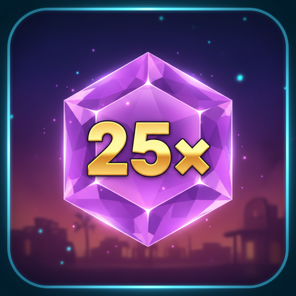 Lila ametist i Pirots 3 - betalar 25x på max nivå